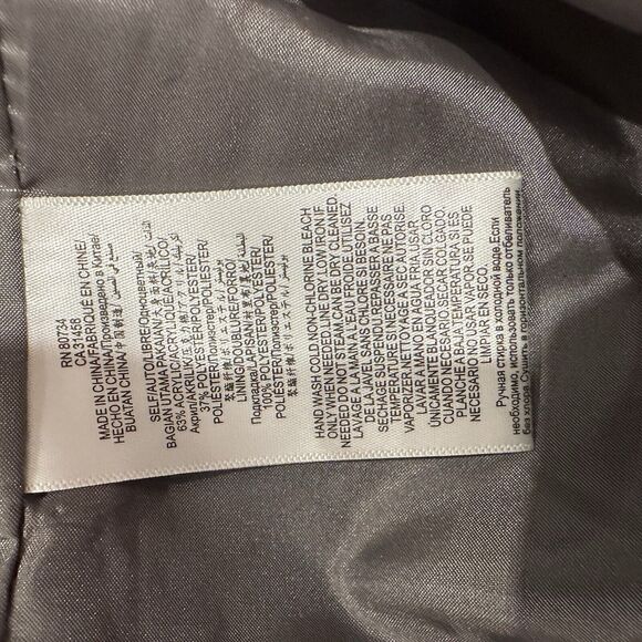 BCBGeneration Oversized Faux Wool-Fur Vest Size S — Cozy Chic Scandi Girl - Picture 8 of 11